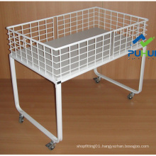 Rollable Metal Wire Dump Rack (PHY508)